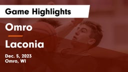 Omro  vs Laconia  Game Highlights - Dec. 5, 2023