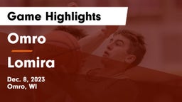 Omro  vs Lomira  Game Highlights - Dec. 8, 2023