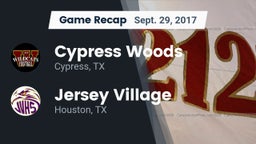 Recap: Cypress Woods  vs. Jersey Village  2017