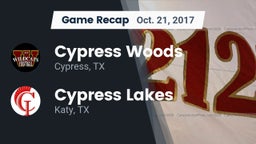 Recap: Cypress Woods  vs. Cypress Lakes  2017