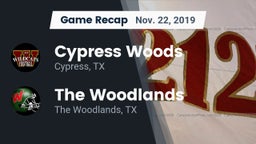 Recap: Cypress Woods  vs. The Woodlands  2019