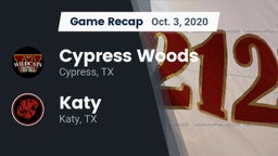 Recap: Cypress Woods  vs. Katy  2020