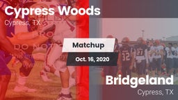 Matchup: Cypress Woods High vs. Bridgeland  2020