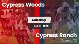 Matchup: Cypress Woods High vs. Cypress Ranch  2020