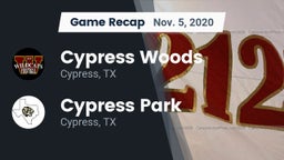 Recap: Cypress Woods  vs. Cypress Park   2020