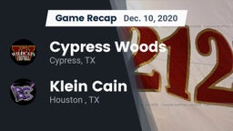 Recap: Cypress Woods  vs. Klein Cain  2020