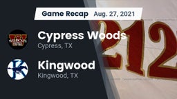 Recap: Cypress Woods  vs. Kingwood  2021
