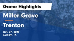 Miller Grove  vs Trenton Game Highlights - Oct. 27, 2023