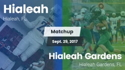Matchup: Hialeah  vs. Hialeah Gardens  2017