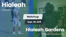 Matchup: Hialeah  vs. Hialeah Gardens  2018