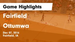 Fairfield  vs Ottumwa  Game Highlights - Dec 07, 2016