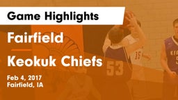 Fairfield  vs Keokuk Chiefs Game Highlights - Feb 4, 2017