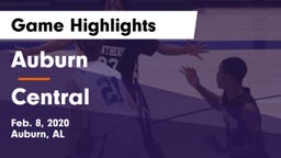 Auburn  vs Central  Game Highlights - Feb. 8, 2020