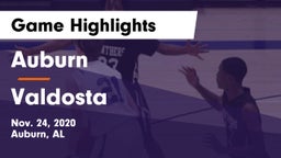 Auburn  vs Valdosta  Game Highlights - Nov. 24, 2020