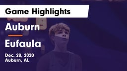 Auburn  vs Eufaula  Game Highlights - Dec. 28, 2020