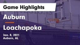 Auburn  vs Loachapoka  Game Highlights - Jan. 8, 2021