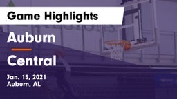 Auburn  vs Central  Game Highlights - Jan. 15, 2021