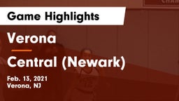 Verona  vs Central (Newark)  Game Highlights - Feb. 13, 2021