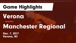 Verona  vs Manchester Regional  Game Highlights - Dec. 7, 2017