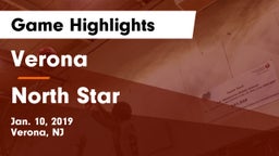 Verona  vs North Star Game Highlights - Jan. 10, 2019