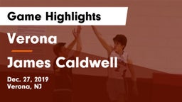 Verona  vs James Caldwell  Game Highlights - Dec. 27, 2019