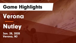 Verona  vs Nutley  Game Highlights - Jan. 28, 2020