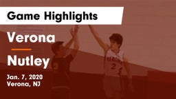 Verona  vs Nutley  Game Highlights - Jan. 7, 2020