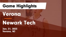 Verona  vs Newark Tech  Game Highlights - Jan. 31, 2023