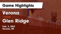 Verona  vs Glen Ridge  Game Highlights - Feb. 2, 2023