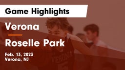 Verona  vs Roselle Park  Game Highlights - Feb. 13, 2023