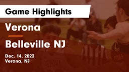 Verona  vs Belleville  NJ Game Highlights - Dec. 14, 2023