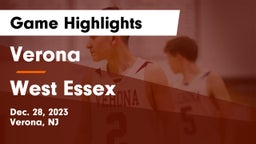 Verona  vs West Essex  Game Highlights - Dec. 28, 2023