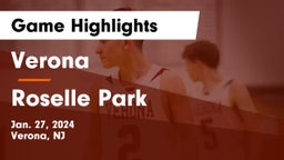 Verona  vs Roselle Park  Game Highlights - Jan. 27, 2024