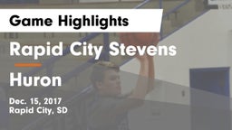 Rapid City Stevens  vs Huron  Game Highlights - Dec. 15, 2017
