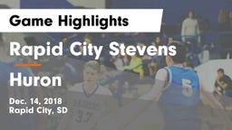 Rapid City Stevens  vs Huron  Game Highlights - Dec. 14, 2018