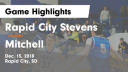 Rapid City Stevens  vs Mitchell  Game Highlights - Dec. 15, 2018