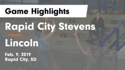 Rapid City Stevens  vs Lincoln  Game Highlights - Feb. 9, 2019