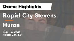 Rapid City Stevens  vs Huron  Game Highlights - Feb. 19, 2022