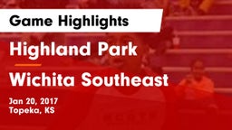 Highland Park  vs Wichita Southeast  Game Highlights - Jan 20, 2017