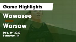 Wawasee  vs Warsaw  Game Highlights - Dec. 19, 2020