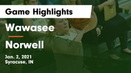 Wawasee  vs Norwell  Game Highlights - Jan. 2, 2021