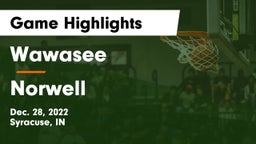 Wawasee  vs Norwell  Game Highlights - Dec. 28, 2022