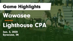 Wawasee  vs Lighthouse CPA Game Highlights - Jan. 3, 2020
