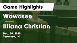 Wawasee  vs Illiana Christian   Game Highlights - Dec. 30, 2020