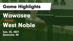 Wawasee  vs West Noble  Game Highlights - Jan. 23, 2021