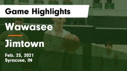 Wawasee  vs Jimtown  Game Highlights - Feb. 23, 2021