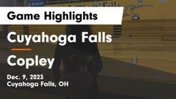 Cuyahoga Falls  vs Copley  Game Highlights - Dec. 9, 2023