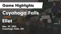Cuyahoga Falls  vs Ellet  Game Highlights - Dec. 29, 2023