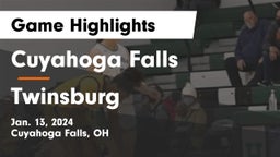 Cuyahoga Falls  vs Twinsburg  Game Highlights - Jan. 13, 2024