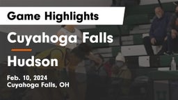 Cuyahoga Falls  vs Hudson  Game Highlights - Feb. 10, 2024